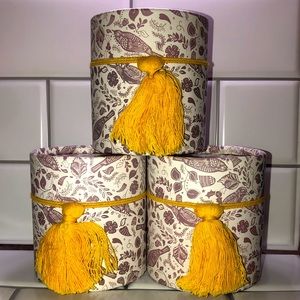 3 Jar Holiday Candle Set